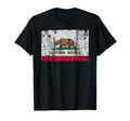 State California Flag Distressed T-Shirt - Casual Everyday Wear Men Women - T-Shirt, Sweatshirt, Hoodie
