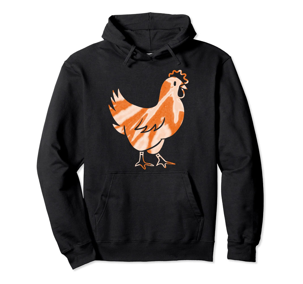 Pet Chicken 1990S Grunge Bleach Hoodie - Streetwear Style Men Women - T-Shirt, Sweatshirt, Hoodie