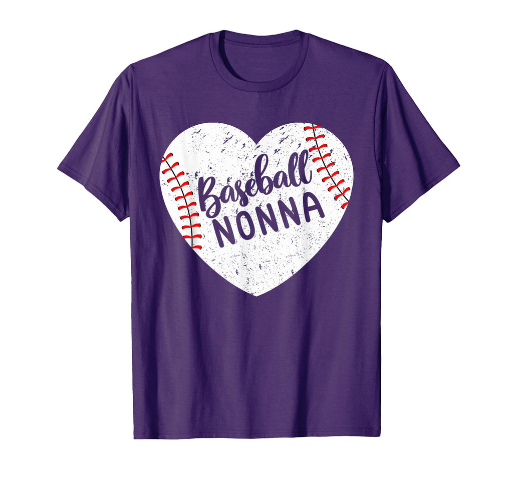 Baseball Nonna Heart Baseball Grandma T-Shirt - Fun Novelty Design Unisex - T-Shirt, Sweatshirt, Hoodie