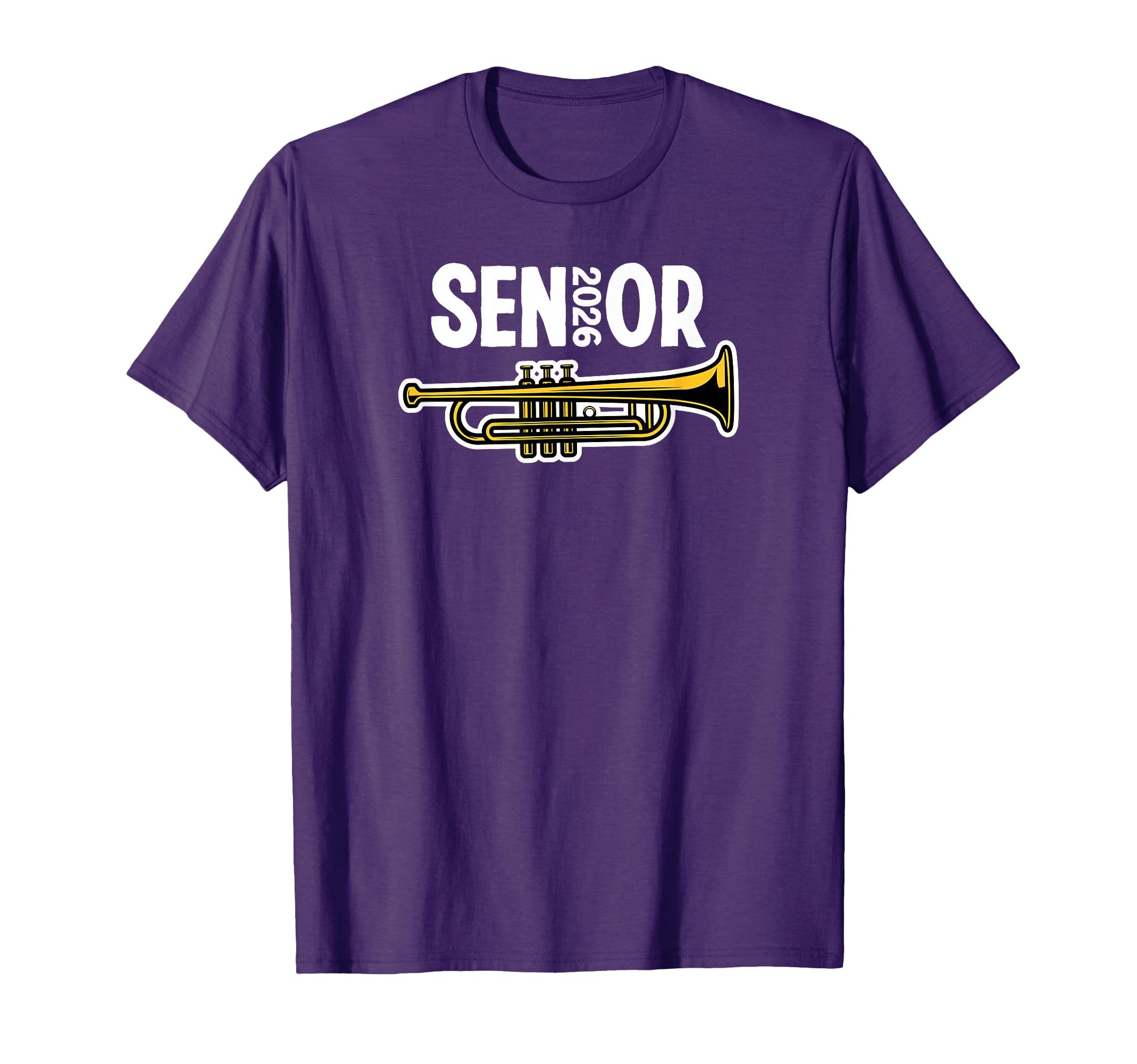 2026 Senior Trumpet Player Band Class T-Shirt - Minimalist Print Unisex - T-Shirt, Sweatshirt, Hoodie