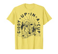 Giddy Up Cup Cowboy Coffee T-Shirt - Casual Everyday Wear for Adults - T-Shirt, Sweatshirt, Hoodie