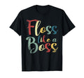 Floss Like Boss Distressed T-Shirt - Unique Graphic Unisex - T-Shirt, Sweatshirt, Hoodie