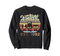 30Th Birthday 30 Years Old Est 1992 Sweatshirt - Trendy Graphic for Adults - T-Shirt, Sweatshirt, Hoodie