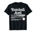 Baseball Aunt Baseball Player T-Shirt - Fun Novelty Design for Adults - T-Shirt, Sweatshirt, Hoodie