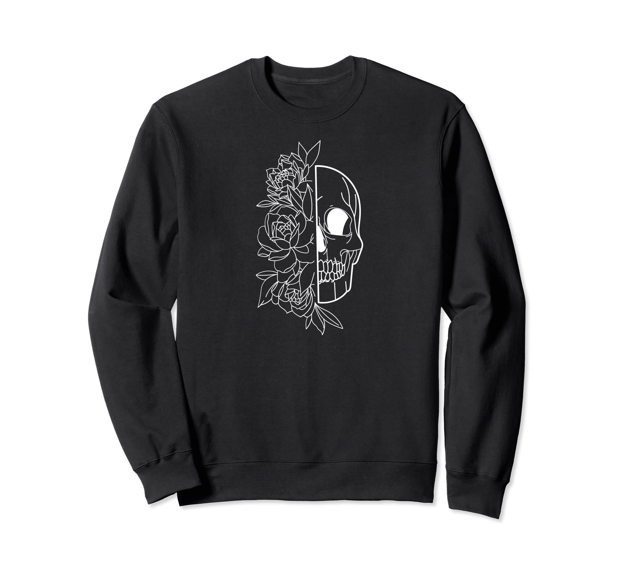Trendy Y2K Gothic Skull Grunge Sweatshirt - Streetwear Style Unisex - T-Shirt, Sweatshirt, Hoodie