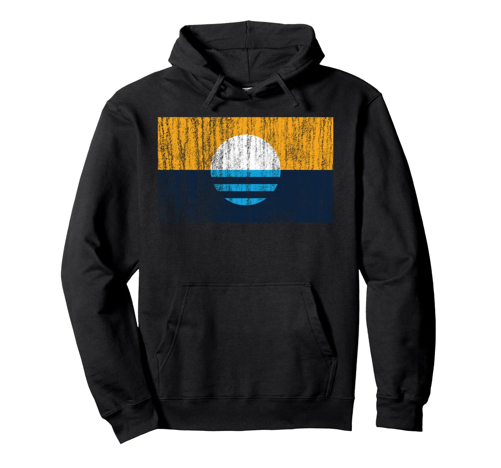 Peoples Flag Milwaukee Distressed Hoodie - Aesthetic Graphic Men Women - T-Shirt, Sweatshirt, Hoodie