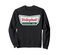 Volleyball Served Hot Diner Funny Sweatshirt - Graphic Print for Adults - T-Shirt, Sweatshirt, Hoodie