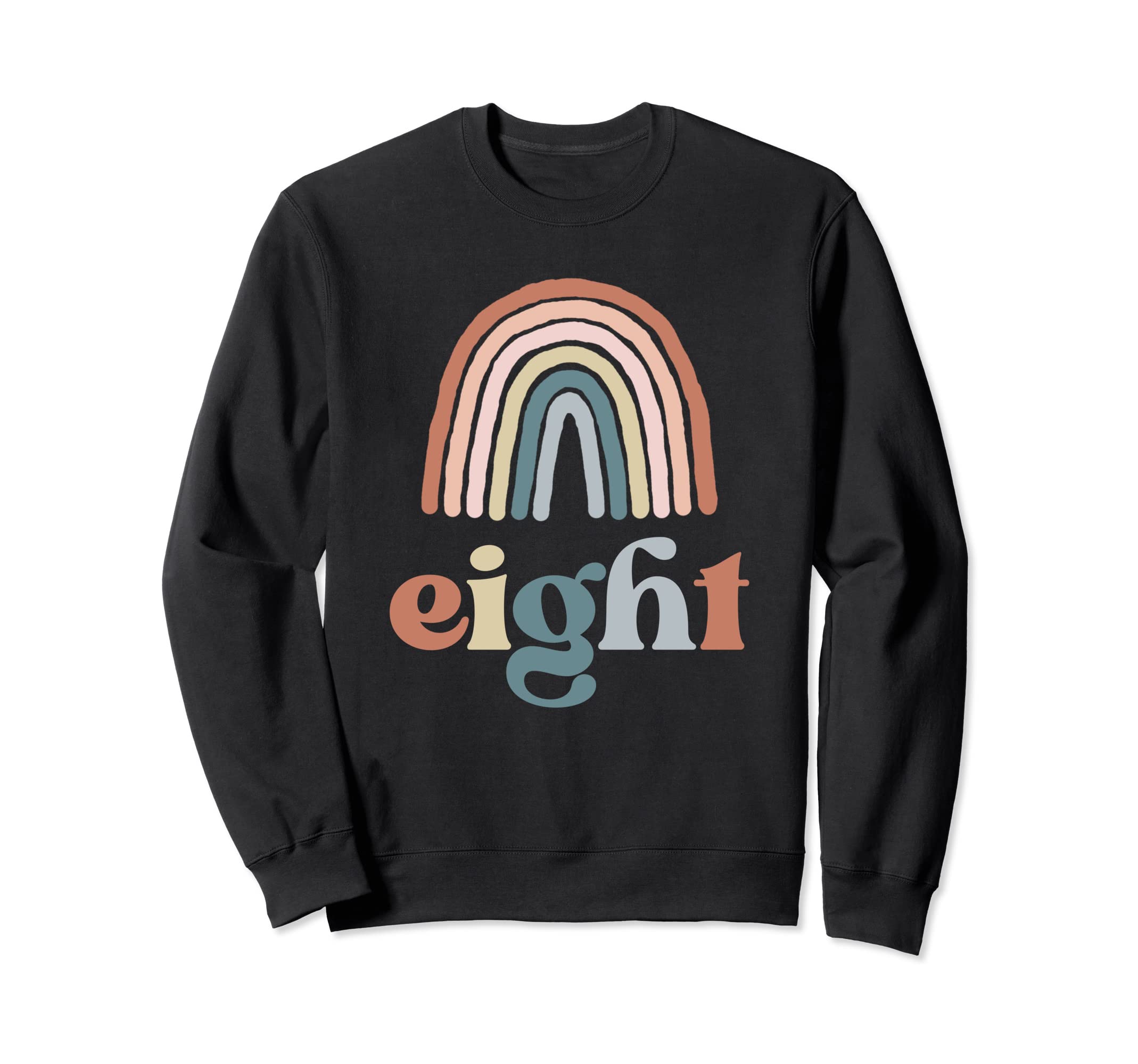 8 Eight Year Old Birthday Boho Sweatshirt - Unique Graphic Men Women - T-Shirt, Sweatshirt, Hoodie