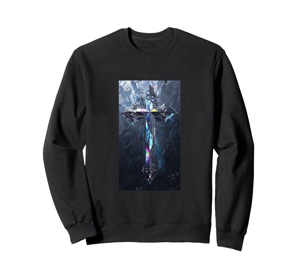 Gothic Cross Grunge Aesthetic Y2K Sweatshirt - Casual Everyday Wear Unisex - T-Shirt, Sweatshirt, Hoodie