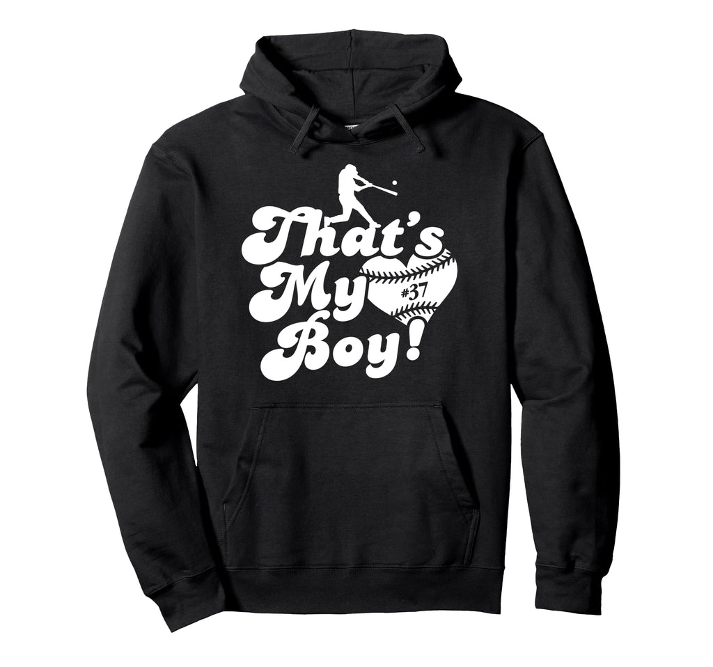 Custom Thats My 37 Jersey Baseball Hoodie - Aesthetic Graphic for Adults - T-Shirt, Sweatshirt, Hoodie