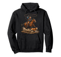 Cowboy Roping Calf Rodeo Country Western Hoodie - Unique Graphic Unisex - T-Shirt, Sweatshirt, Hoodie