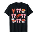 Funny Bow Coquette Crawfish Boil Y2K T-Shirt - Trendy Graphic for Adults - T-Shirt, Sweatshirt, Hoodie