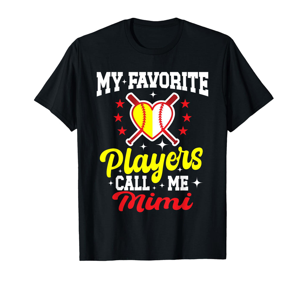 My Favorite Baseball Softball Players T-Shirt - Custom Art Print Unisex - T-Shirt, Sweatshirt, Hoodie