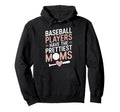 Funny Baseball Game Day Mom Hoodie - Fun Novelty Design for Adults - T-Shirt, Sweatshirt, Hoodie