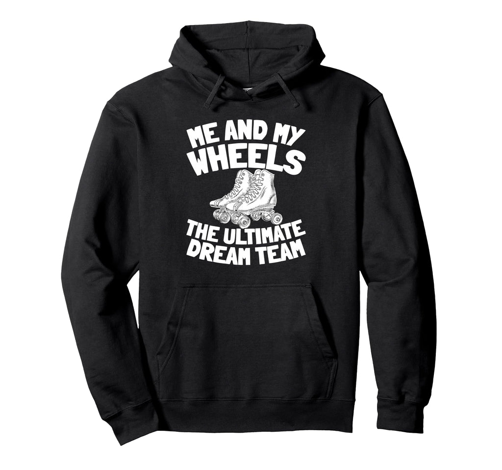 Skates Skater Roller Skating Hoodie - Minimalist Print Unisex - T-Shirt, Sweatshirt, Hoodie