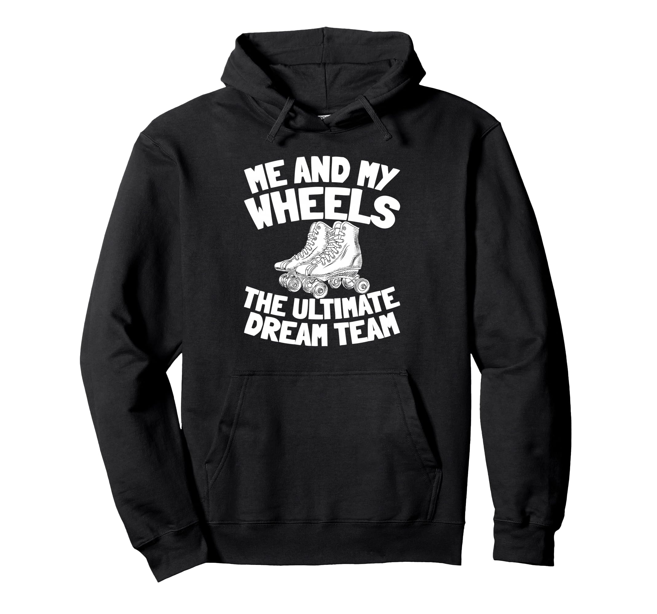 Skates Skater Roller Skating Hoodie - Minimalist Print Unisex - T-Shirt, Sweatshirt, Hoodie