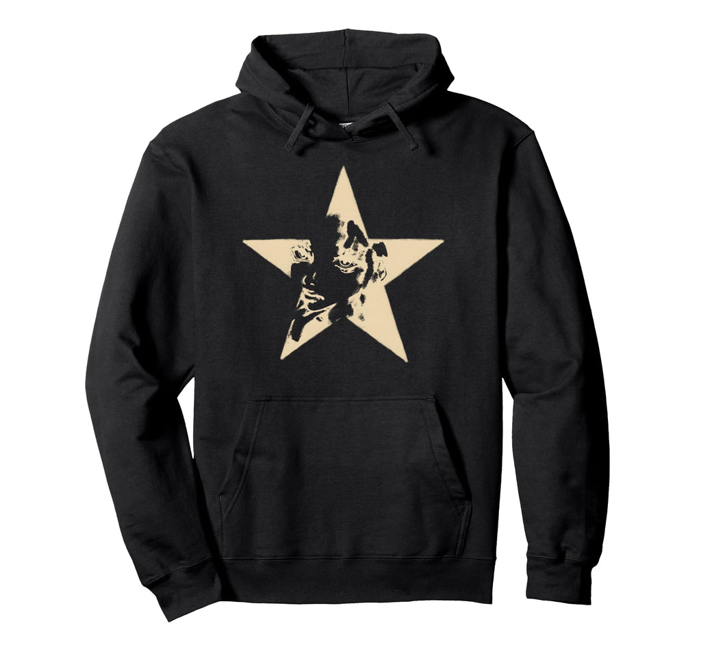 Pretty Shy As Star Stencil Graffiti Art Hoodie - Minimalist Print Unisex - T-Shirt, Sweatshirt, Hoodie