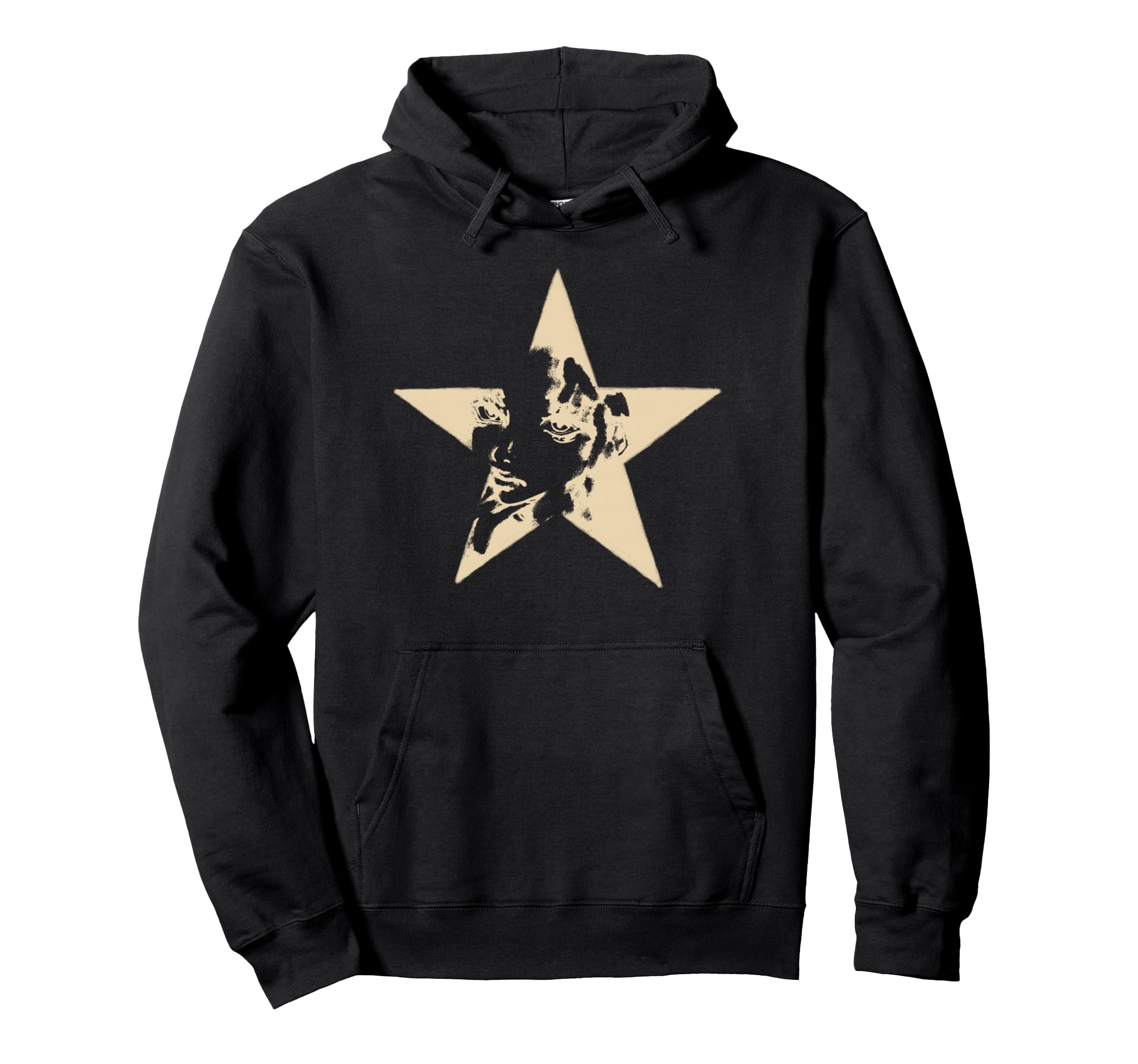 Pretty Shy As Star Stencil Graffiti Art Hoodie - Minimalist Print Unisex - T-Shirt, Sweatshirt, Hoodie