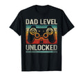 Dad Level Unlocked Gaming Gamer Fathers Day T-Shirt - Trendy Graphic Unisex - T-Shirt, Sweatshirt, Hoodie