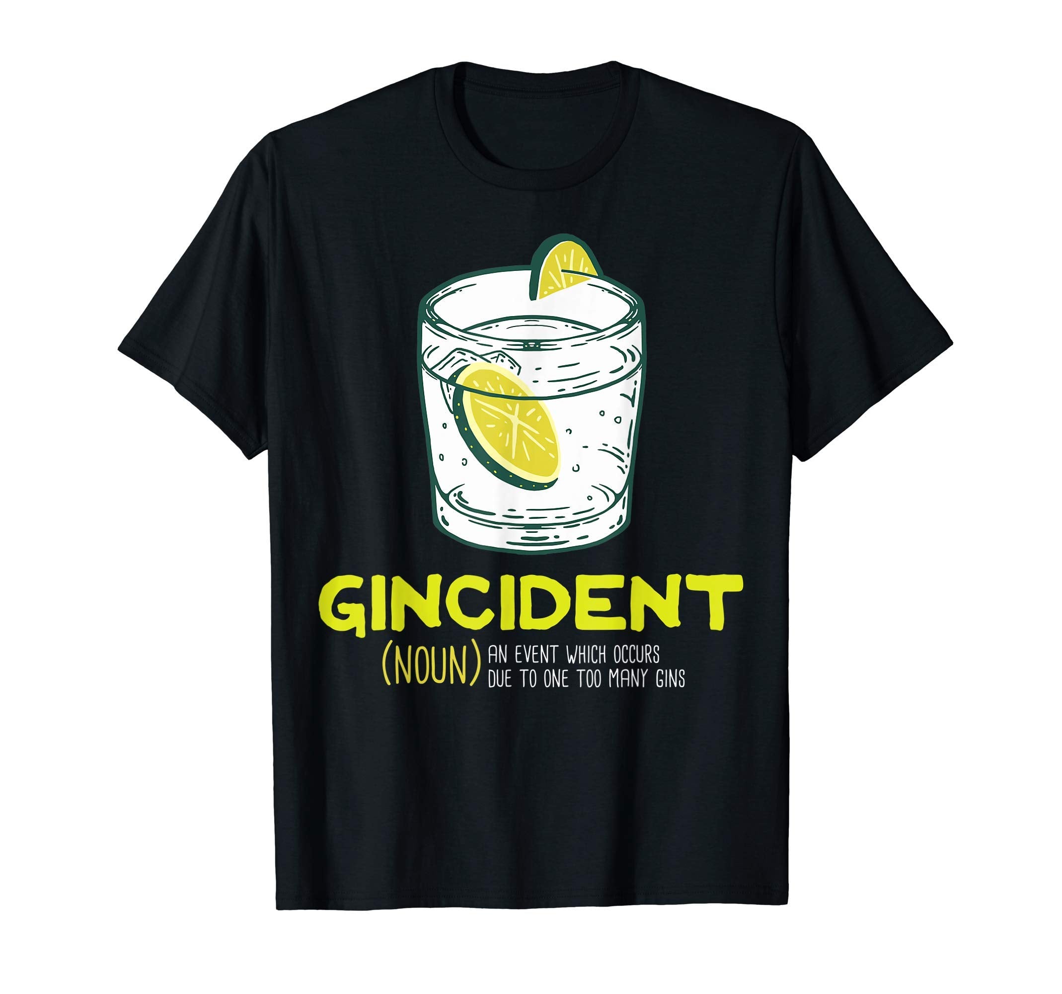 Gincident Definition Sunset Gin Lover T-Shirt - Custom Art Print Men Women - T-Shirt, Sweatshirt, Hoodie
