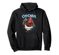 Chicken 90S Heavy Metal Chicken Animal Hoodie - Streetwear Style Unisex - T-Shirt, Sweatshirt, Hoodie