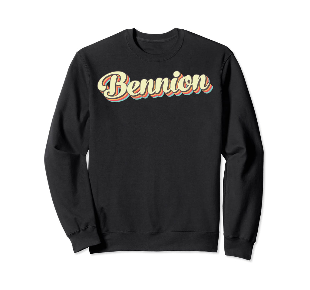 Bennion Art Baseball Font Sweatshirt - Fun Novelty Design Men Women - T-Shirt, Sweatshirt, Hoodie