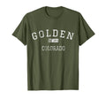 Golden Colorado Co T-Shirt - Trendy Graphic for Adults - T-Shirt, Sweatshirt, Hoodie