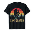 Saxsquatch Sunset Yeti Bigfoot Saxophone T-Shirt - Graphic Print Men Women - T-Shirt, Sweatshirt, Hoodie