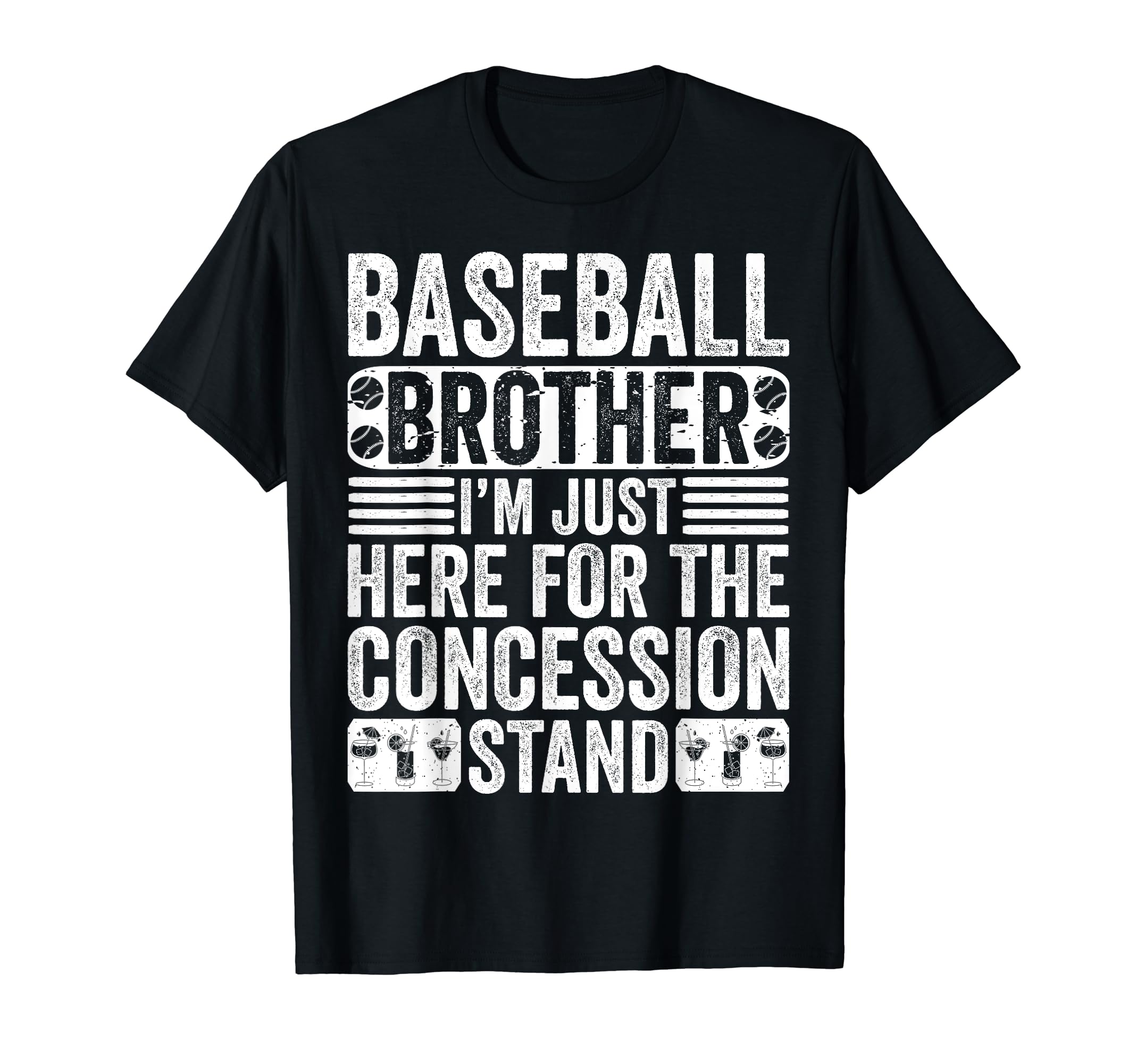 Baseball Brother Tees Sweatshirt - Fun Novelty Design for Adults - T-Shirt, Sweatshirt, Hoodie