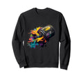Led Neon Hip Hop Old School Sweatshirt - Unique Graphic for Adults - T-Shirt, Sweatshirt, Hoodie