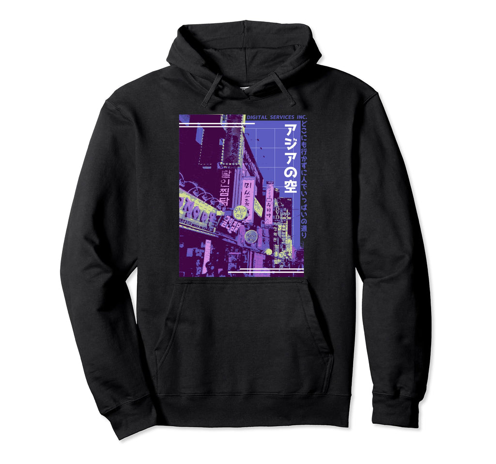 Vaporwave Synthwave Japanese 80S 90S Hoodie - Trendy Graphic for Adults - T-Shirt, Sweatshirt, Hoodie