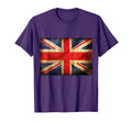 Union Jack Styled Distressed British T-Shirt - Streetwear Style Men Women - T-Shirt, Sweatshirt, Hoodie