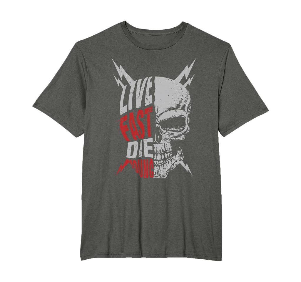 Live Fast Die Young Distressed T-Shirt - Trendy Graphic Men Women - T-Shirt, Sweatshirt, Hoodie