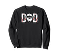 Dad Baseball Catcher Father Sweatshirt - Minimalist Print for Adults - T-Shirt, Sweatshirt, Hoodie