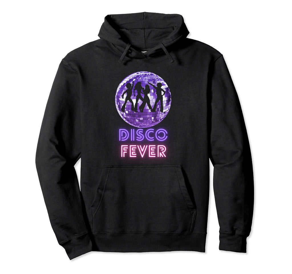 Disco Fever Music Ball 70S Disco Party Hoodie - Novelty Apparel Men Women - T-Shirt, Sweatshirt, Hoodie