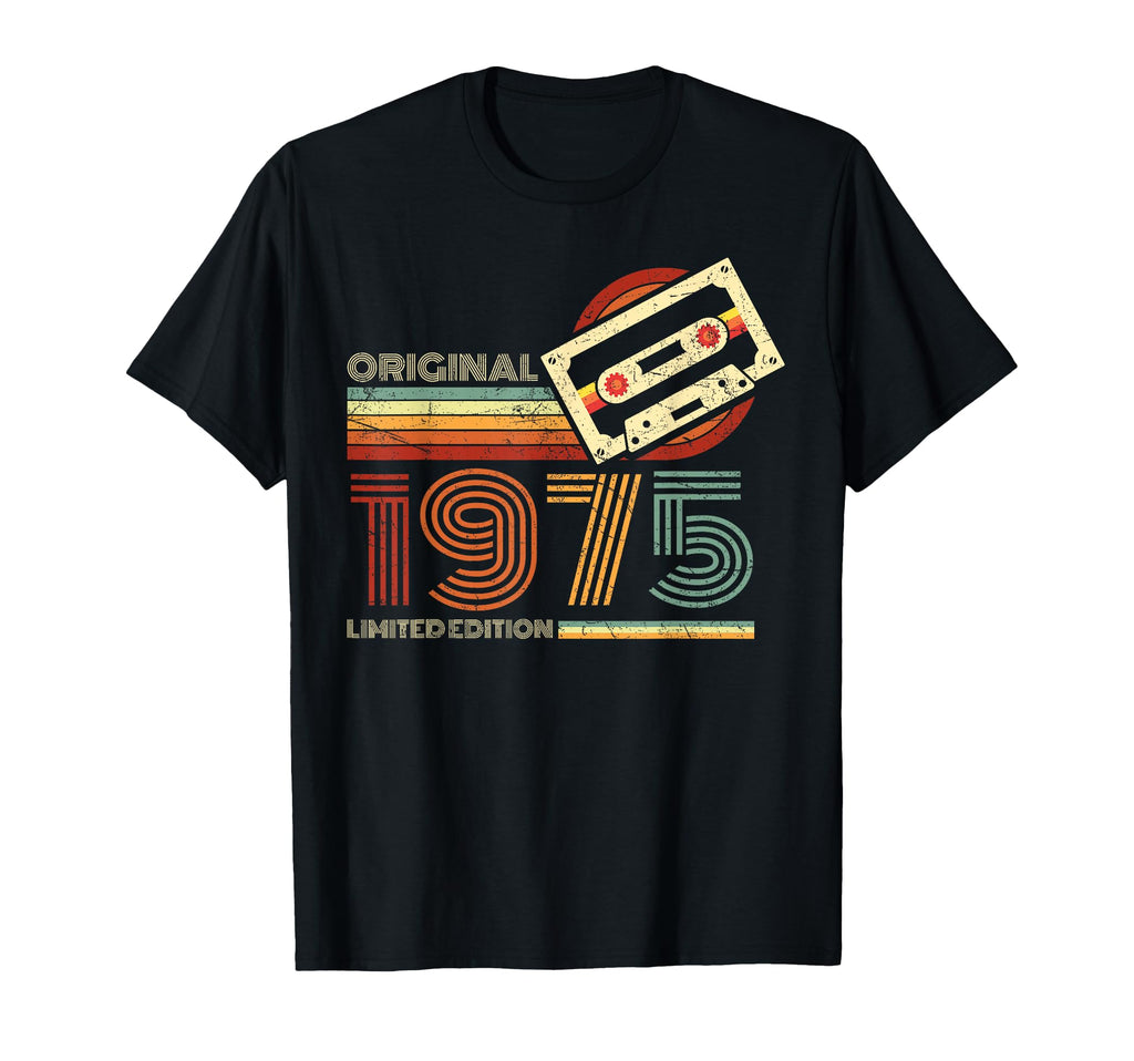 1975 Cassette Tape 51St Birthday T-Shirt - Novelty Apparel Unisex - T-Shirt, Sweatshirt, Hoodie
