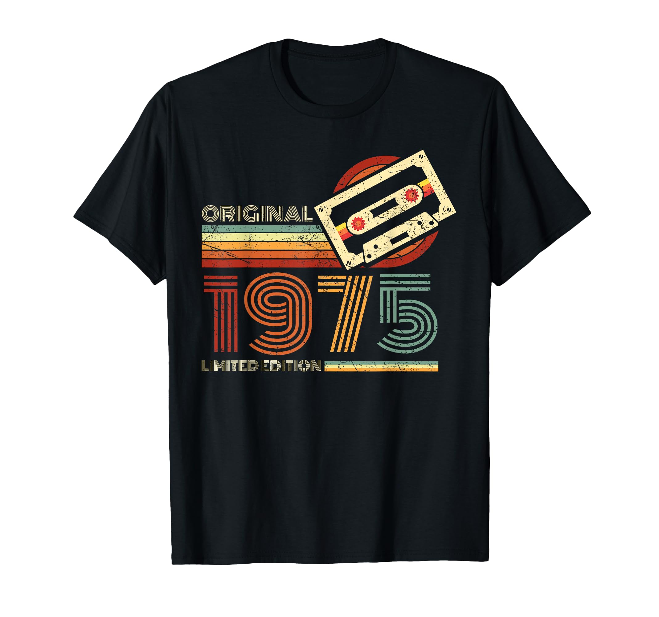 1975 Cassette Tape 51St Birthday T-Shirt - Novelty Apparel Unisex - T-Shirt, Sweatshirt, Hoodie