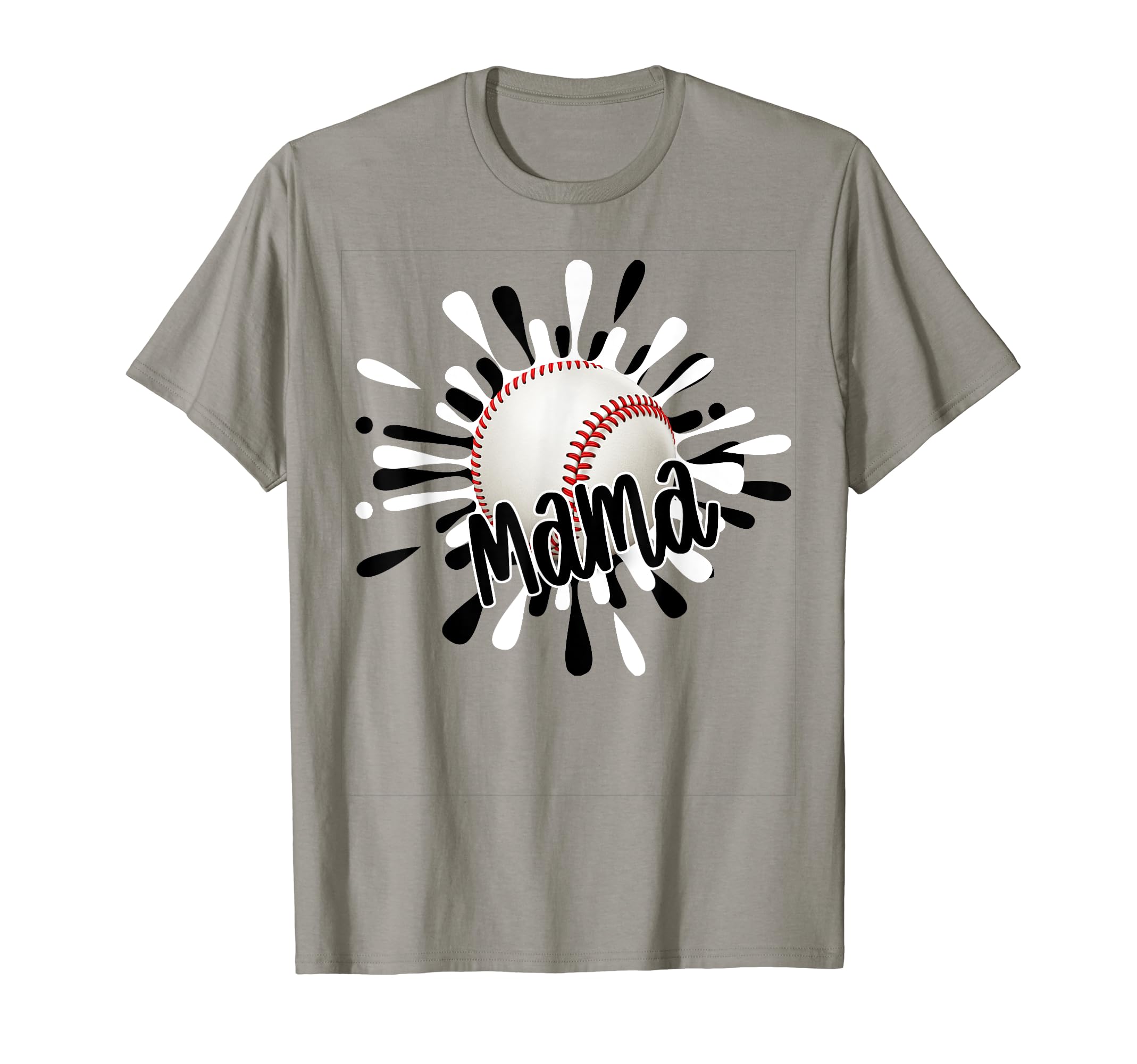 Baseball Mom Funny Novelty Baseball T-Shirt - Aesthetic Graphic Unisex - T-Shirt, Sweatshirt, Hoodie