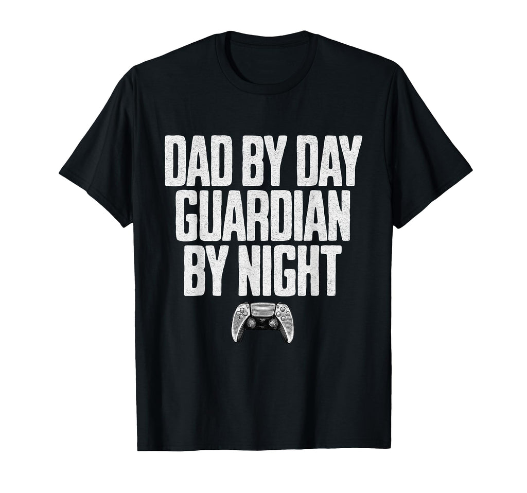 Dad Day Guardian Night Gaming Gamer T-Shirt - Minimalist Print for Adults - T-Shirt, Sweatshirt, Hoodie