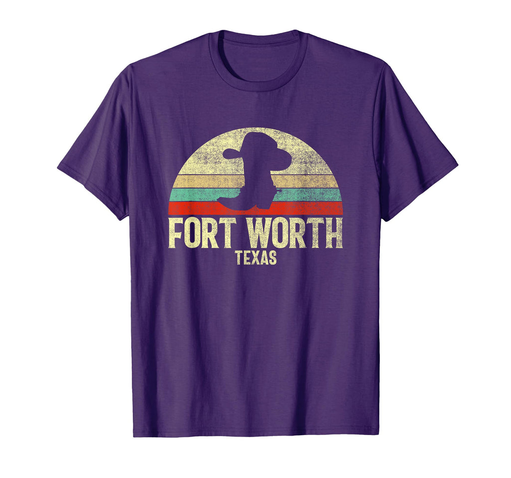 Fort Worth Texas Cowboy Hat Cowboy Boot T-Shirt - Custom Art Print Unisex - T-Shirt, Sweatshirt, Hoodie