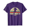 Fort Worth Texas Cowboy Hat Cowboy Boot T-Shirt - Custom Art Print Unisex - T-Shirt, Sweatshirt, Hoodie