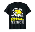 Proud Aunt Softball Senior 2023 T-Shirt - Graphic Print for Adults - T-Shirt, Sweatshirt, Hoodie