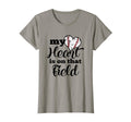 My Heart Is That Field Baseball Parent T-Shirt - Trendy Graphic Men Women - T-Shirt, Sweatshirt, Hoodie