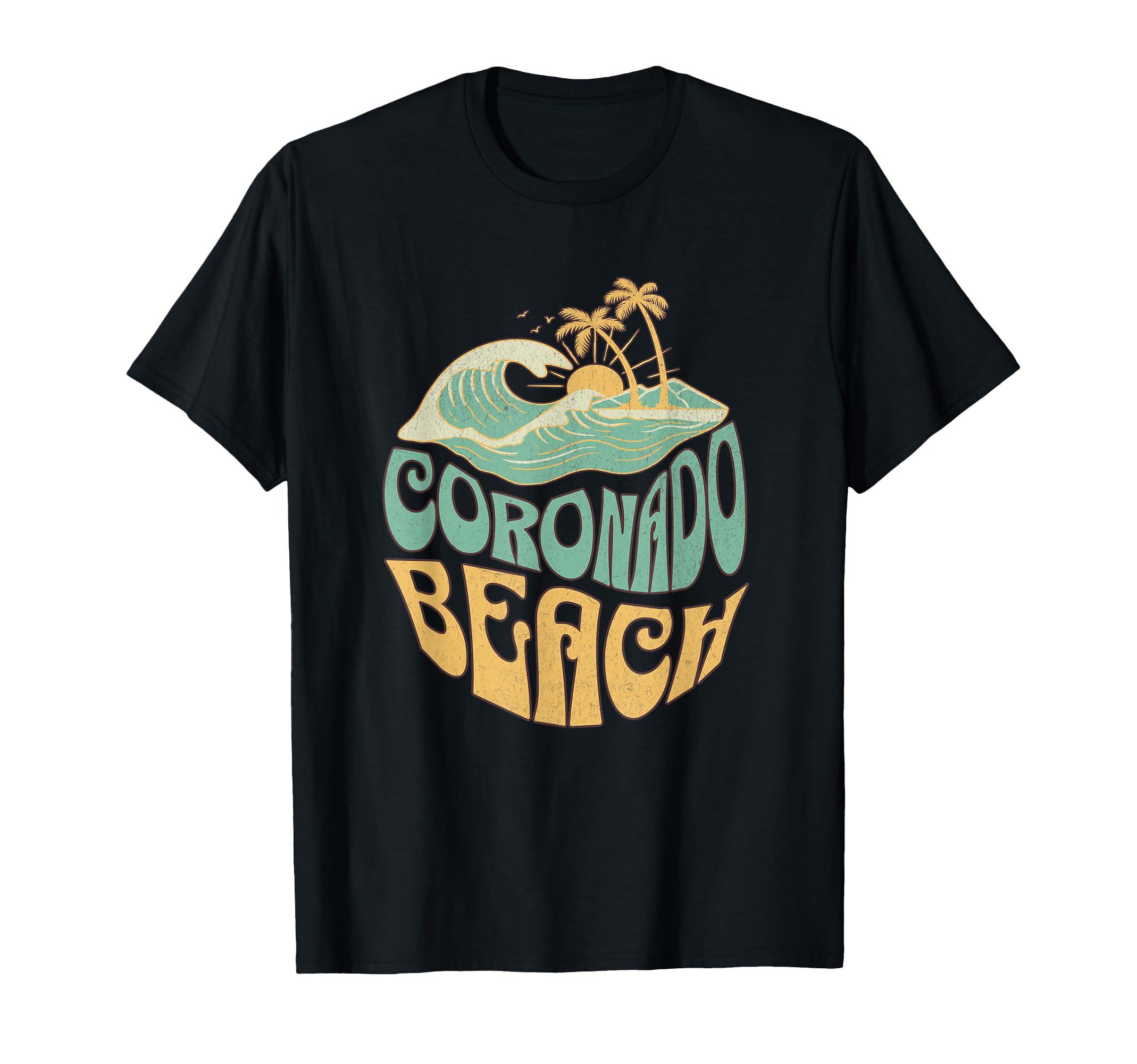 Coronado Beach California Surfing Sweatshirt - Custom Art Print for Adults - T-Shirt, Sweatshirt, Hoodie