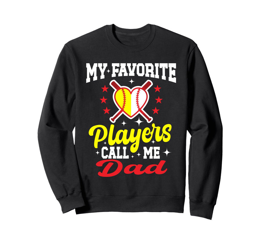 My Favorite Baseball Softball Sweatshirt - Graphic Print for Adults - T-Shirt, Sweatshirt, Hoodie