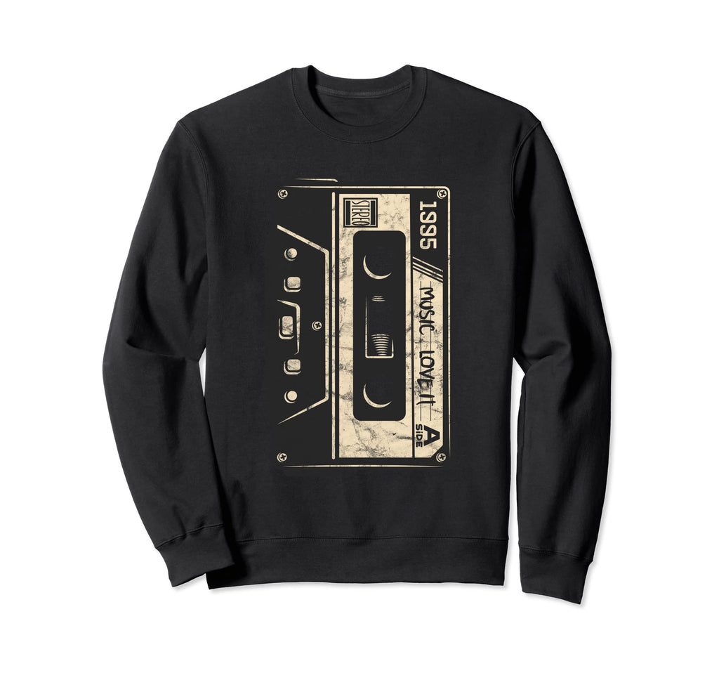 1995 Birth Year Birthday Cassette Sweatshirt - Aesthetic Graphic Men Women - T-Shirt, Sweatshirt, Hoodie