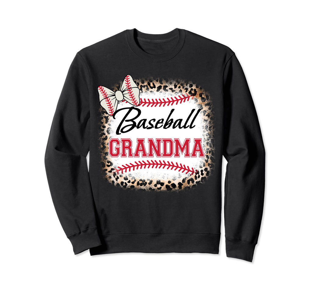 Baseball Grandma Mom Mama Sweatshirt - Casual Everyday Wear Men Women - T-Shirt, Sweatshirt, Hoodie