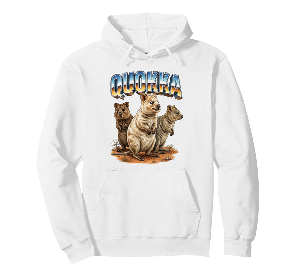 Quokka 70S 90S Quokka Animal Lover Hoodie - Aesthetic Graphic for Adults - T-Shirt, Sweatshirt, Hoodie