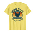 Chicken Pot Pie Sunset Funny Farm T-Shirt - Trendy Graphic Men Women - T-Shirt, Sweatshirt, Hoodie
