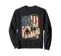 Patriotic Rodeo Bull Rider Cowboy Sweatshirt - Casual Everyday Wear Unisex - T-Shirt, Sweatshirt, Hoodie